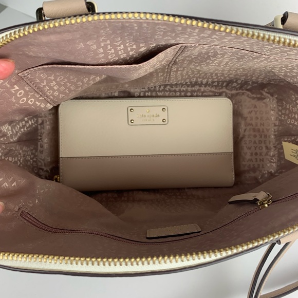 Kate Spade Carli Grove Street Leather Satchel Set - Picture 6 of 8